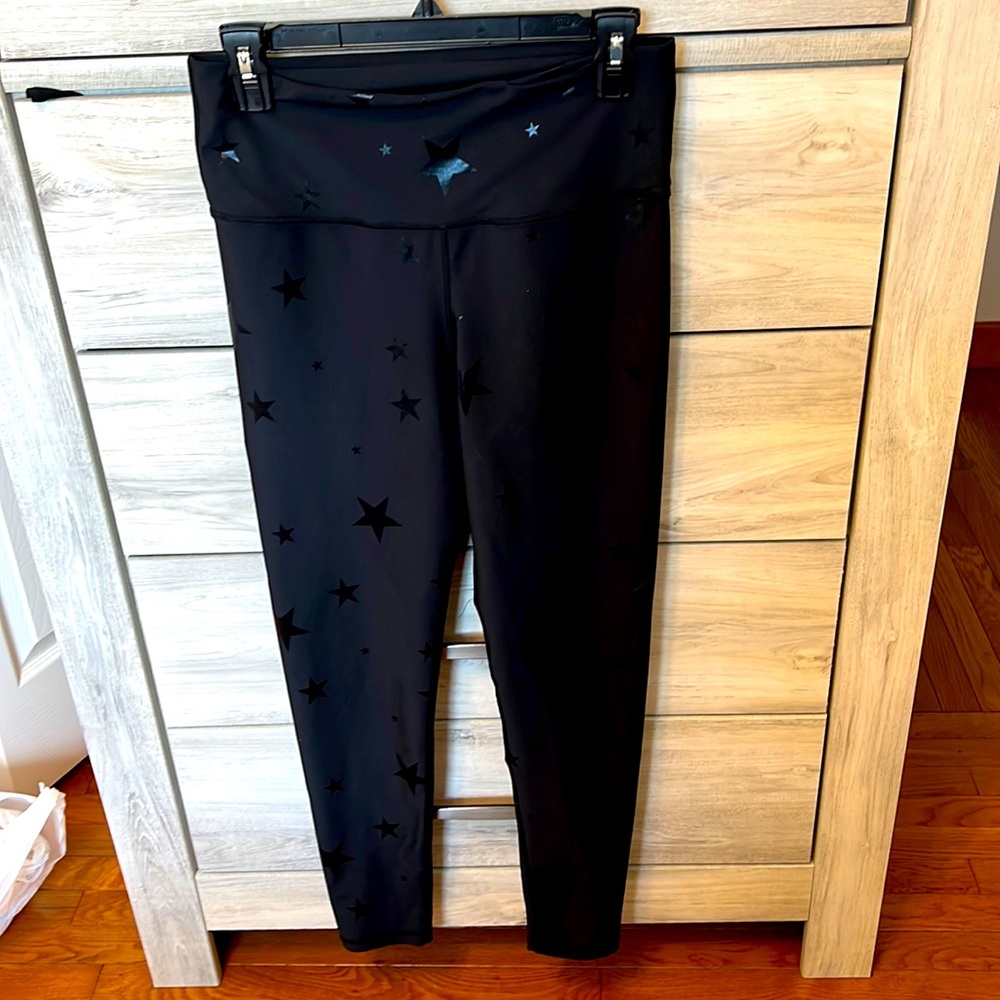 Black leggings with stars. Very cute